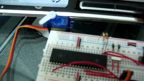 Servo First Test on PIC16F887 (written in CCS C)