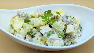insalata di pollo con patate e maionese