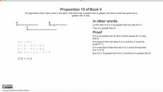 Euclid's Elements Book 5 - Proposition 10