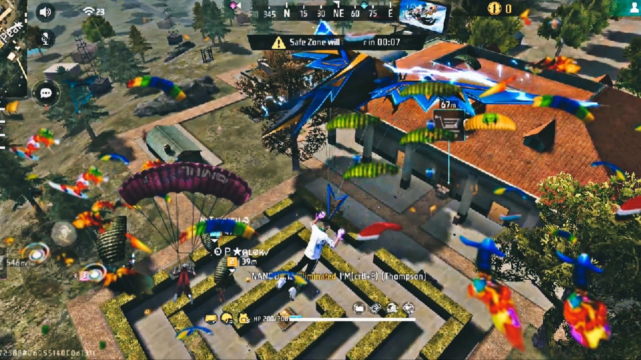 FREE FIRE BR RANK PUSH SQUAD VS SQUAD 7 KILLS GAMEPLAY - YouTube