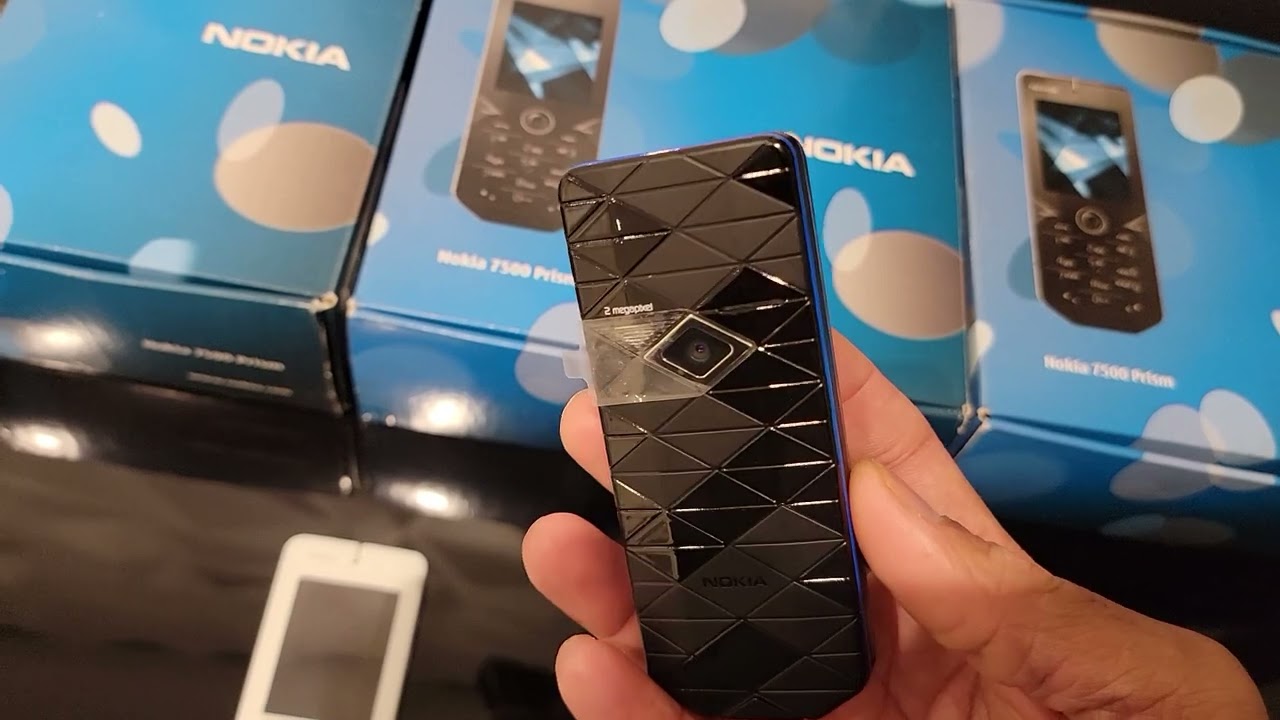 Nokia 7500 Prism Black and white Colors 2022 - YouTube