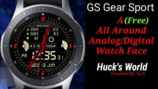 Free Galaxy Watch/Gear S3 Analog/Digital Watch Face screenshot 5