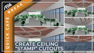 Ceiling Stamp - cut out in ARCHICAD
