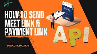 How to generate Quick Payment link & Meet Link
