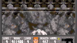 AReYeP's WolfenDoom - Level 9 (E1M9)