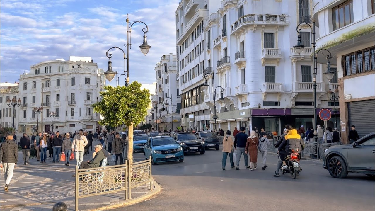 جولة في مدينة طنجة من مسنانة الى سوق الدرادب، سوق الداخل قبل آذان المغرب 🌙