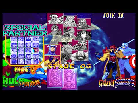 Marvel vs Capcom 1 ( Arcade ) - Hulk /  Spider-man Playthrough ( Aug 18, 2017 )