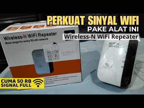 KONFIGURASI WIFI REPEATER MENGGUNAKAN KOMPUTER LAPTOP UNTUK MEMPERLUAS SINYAL WIFI.