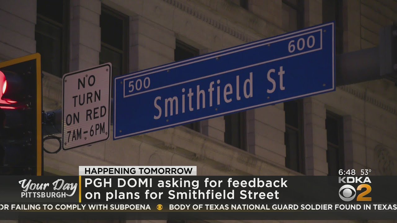 City asking public to weigh in on Smithfield St. plans