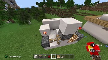 How to make a hidden POP OUT Light for your Minecraft house