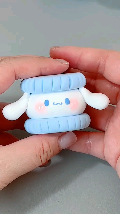 how to make mini clay Cinnamoroll / diy cute Cinnamoroll #clayvideos #kawaii #sanrio #cute