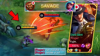 Yuzuke Vs Top 1 Supreme Roger Trashtalker in MCL Final | Lifesteal Hack vs Insane Attack Speed! 😱