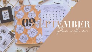 Plan with me: September 2021 Bullet Journal set up and DIY Traveler's Notebook Tutorial