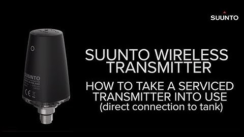 Suunto Wireless Transmitter - How to take a serviced Wireless Transmitter into use