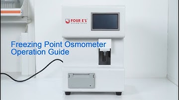Osmometer OSM100100 - Instructions for Use