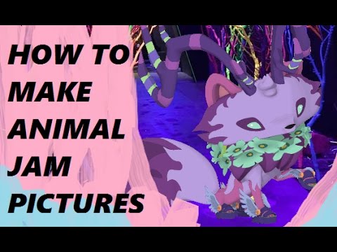 How to make a Animal Jam profile picture - YouTube
