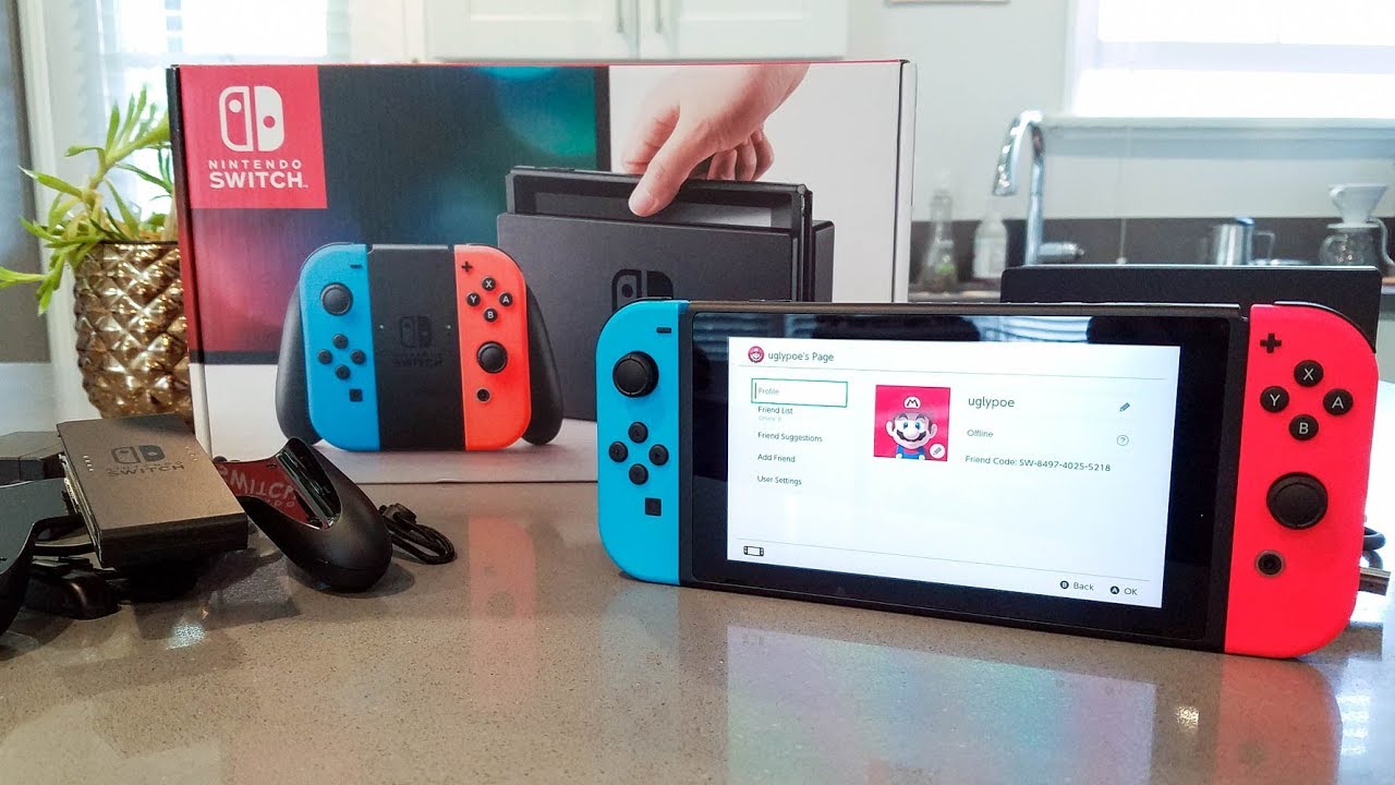 Nintendo Switch Unboxing and Overview in 4K - YouTube