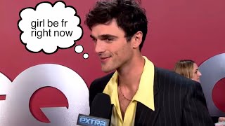 Jacob Elordi being UNCOMFORTABLE for 2 minutes straight