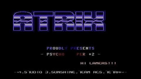 C64 Intro: Atrix Intro 4