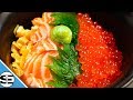 Salmon Donburi - Incredibly Easy Salmon Sashimi Recipe! - Straight Up Eats