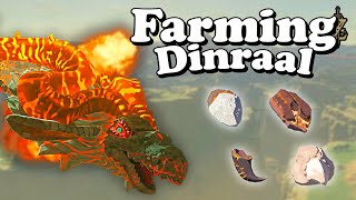Dinraal Farming Tested MANY Locations in Zelda Breath of The Wild