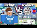 I beat nwuns in hoopz  intense game roblox hoopz