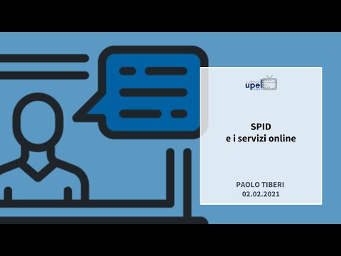 SPID e i servizi on line - Dott. Paolo Tiberi