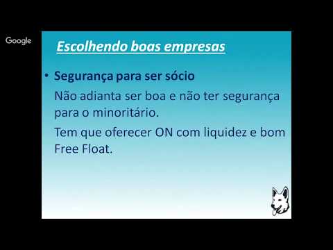 Escolhendo Empresas para ser Sócio - Escolhendo Empresas para ser Sócio