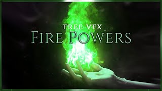 Green Fire Powers Pack ◈ FREE VFX ◈ Fireball & Fire Attacks ◈ Magic Power Effects [Blackscreen]