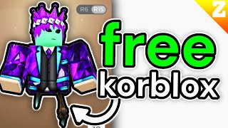 This Is The MOST IDENTICAL FREE Korblox Bundle (Roblox) 