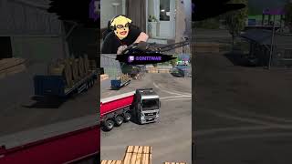 ВИРТУОЗНОЕ ВОЖДЕНИЕ ЗАДОМ #ets2 #eurotrucksimulator2 #twitch #dmttwar
