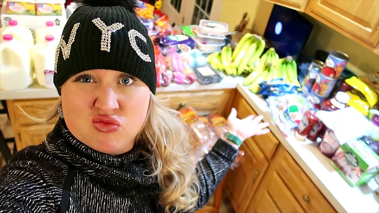 walmart haul 2018 WILD & CRAZY 😜 EXPENSIVE Large Family Grocery Haul 2019!