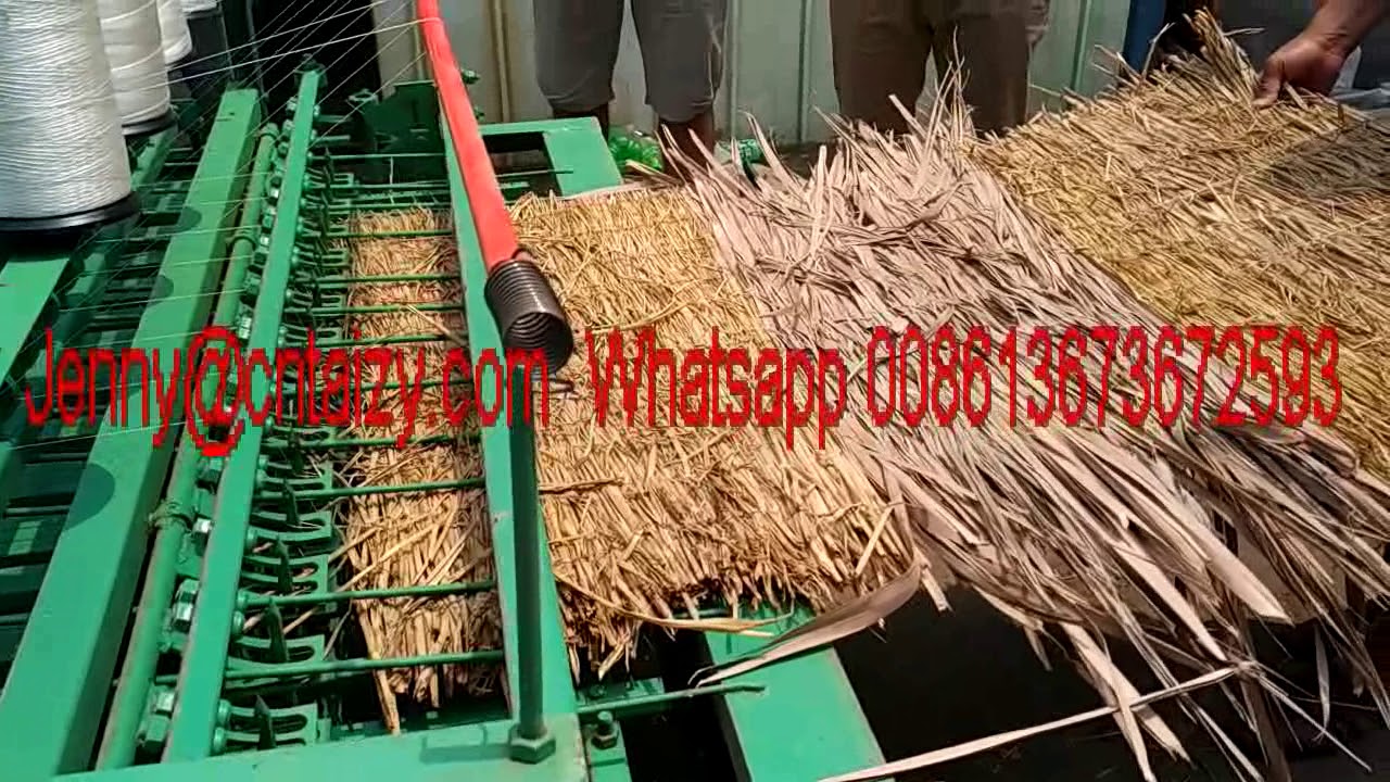 Rice straw/cattail mattress knitting machine/straw weaving machine from