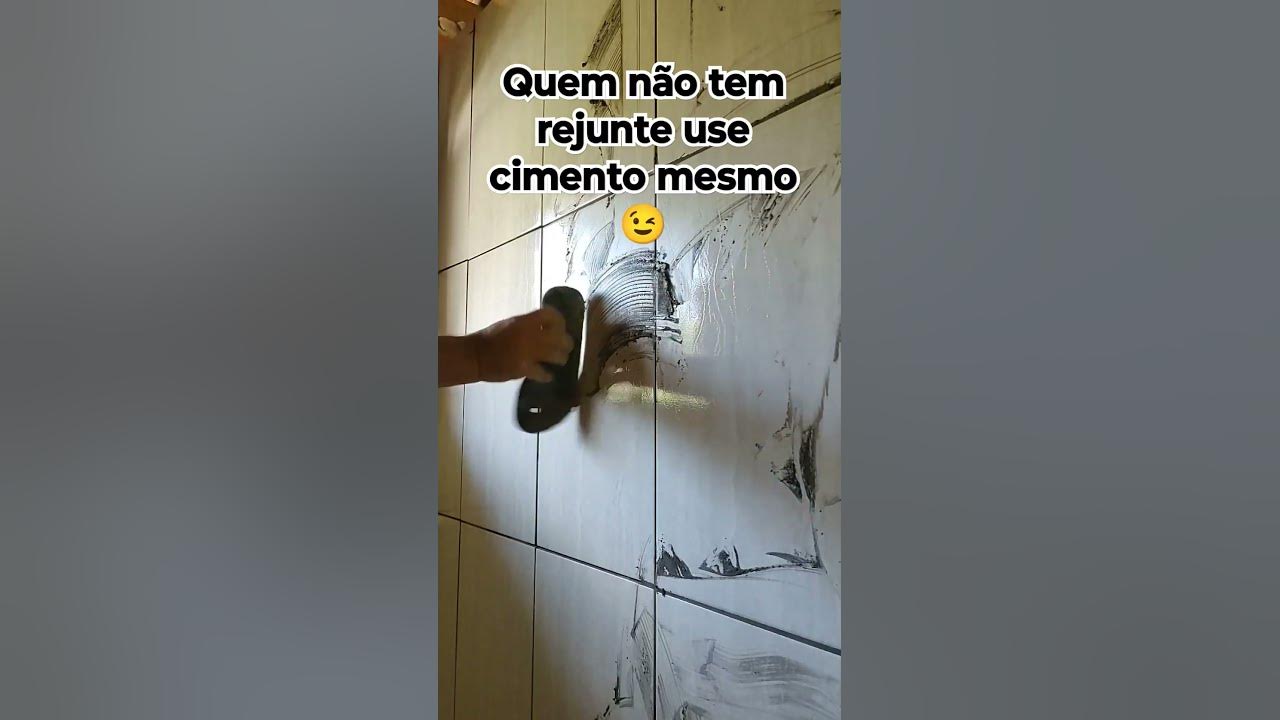 Rejunte com cimento YouTube