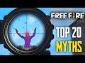 Top 20 Mythbusters in FREEFIRE Battleground | FREEFIRE Myths #170