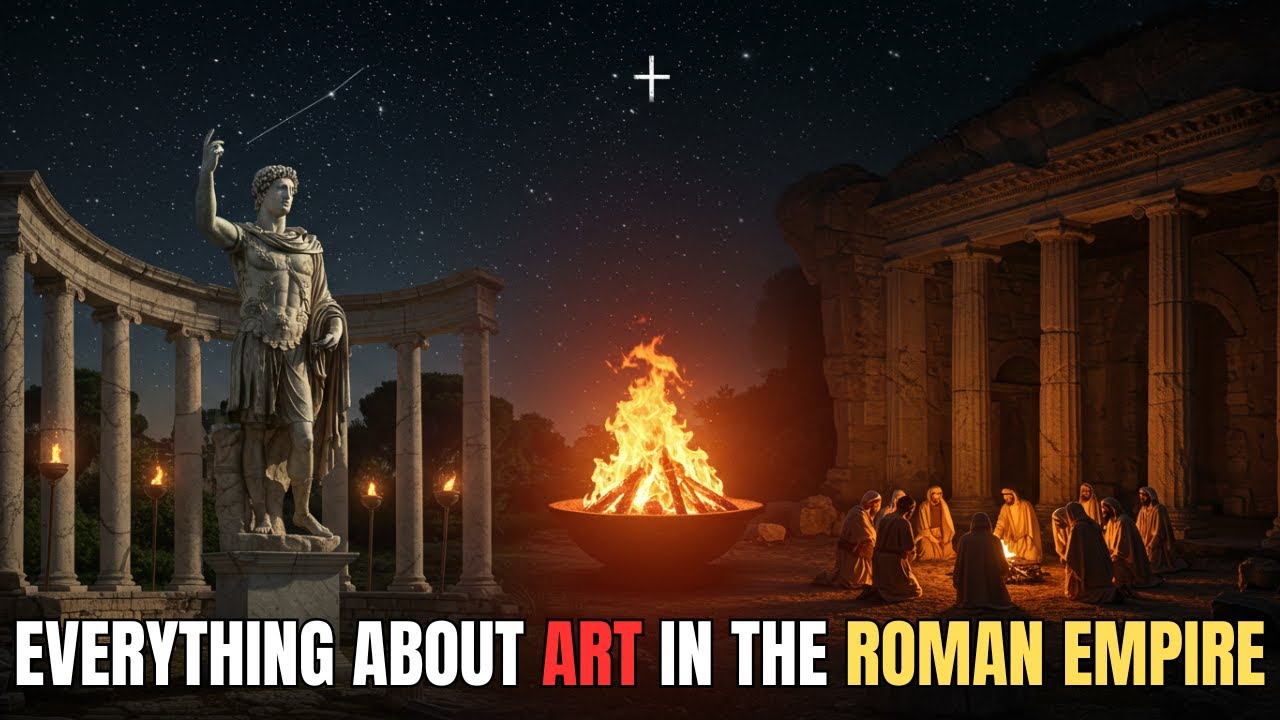 ROMAN ART: The EMPIRE that SCULPTED TIME! With rain sounds to sleep ...
