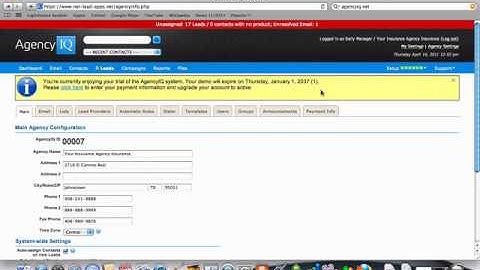 FAQ: AgencyIQ: Website Imported Leads