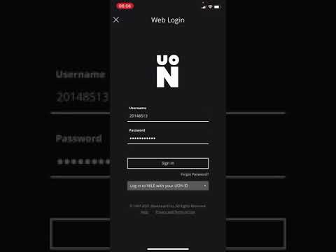 UoN Tutorial - Using the Blackboard app