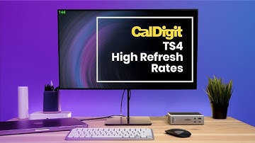 CalDigit TS4 & Element Hub | Adding a High Refresh Rate Monitor | Up to 144Hz @ 4K