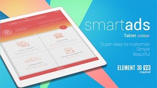 smartAds - Tablet Colour Commercial - After Effects Template