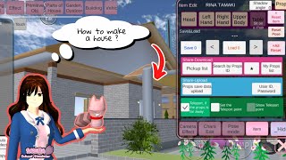 Speed Build House Tutorial Sakura School Simulator