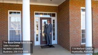 116 Mallard Cove Dr  Huntsville Alabama, The Knox Group