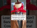 Lose the too tight bandana for a COWBOY BANDANA!