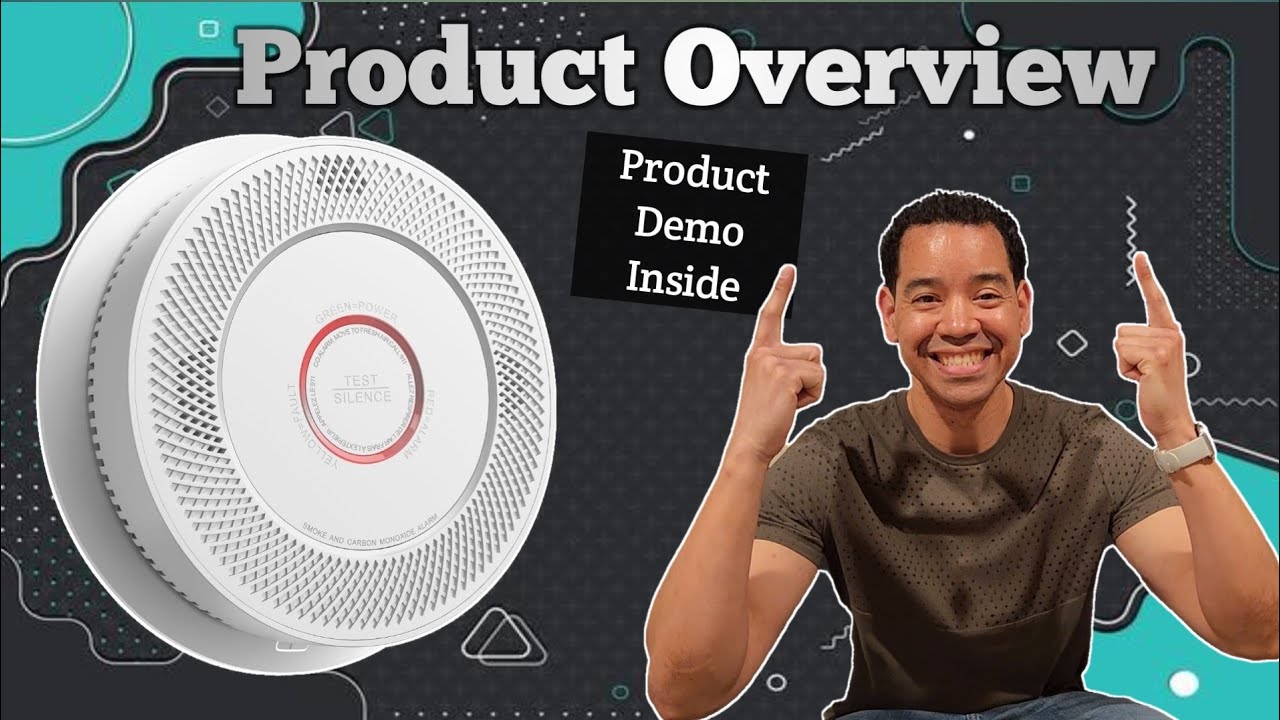 Protect What Matters Most 🏡 SITERWELL Smoke & CO2 Detector | 10-Year Battery & Voice Alerts