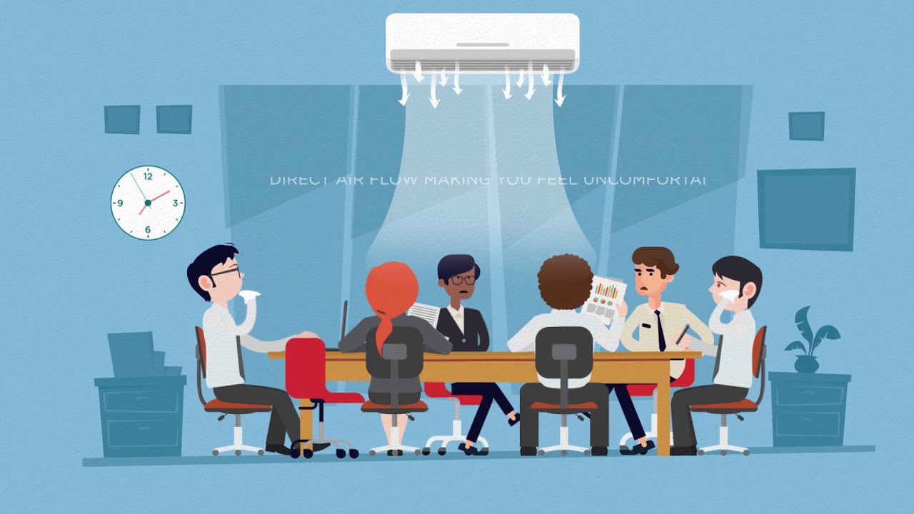 Even cooling with Daikin AC's Coanda Airflow Technology YouTube