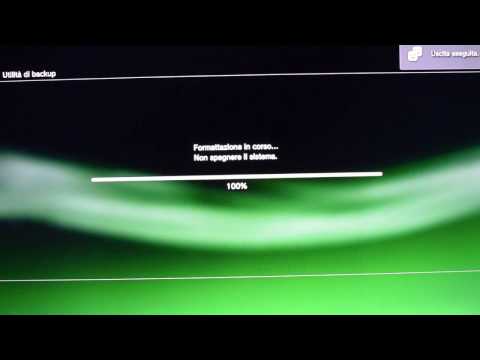 backup e sostituzione disco rigido playstation 3