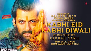 Kabhi Eid Kabhi Diwali Teaser Trailer Releasing Date Update |Salman Khan , Pooja Hegde|Aayush Sharma