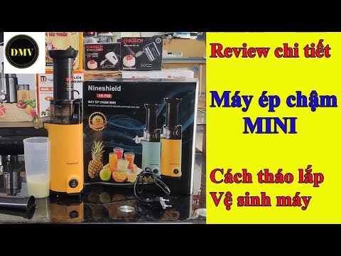 Video Máy ép chậm mini Nineshield KB-F6B : Hướng dẫn tháo... - youtube