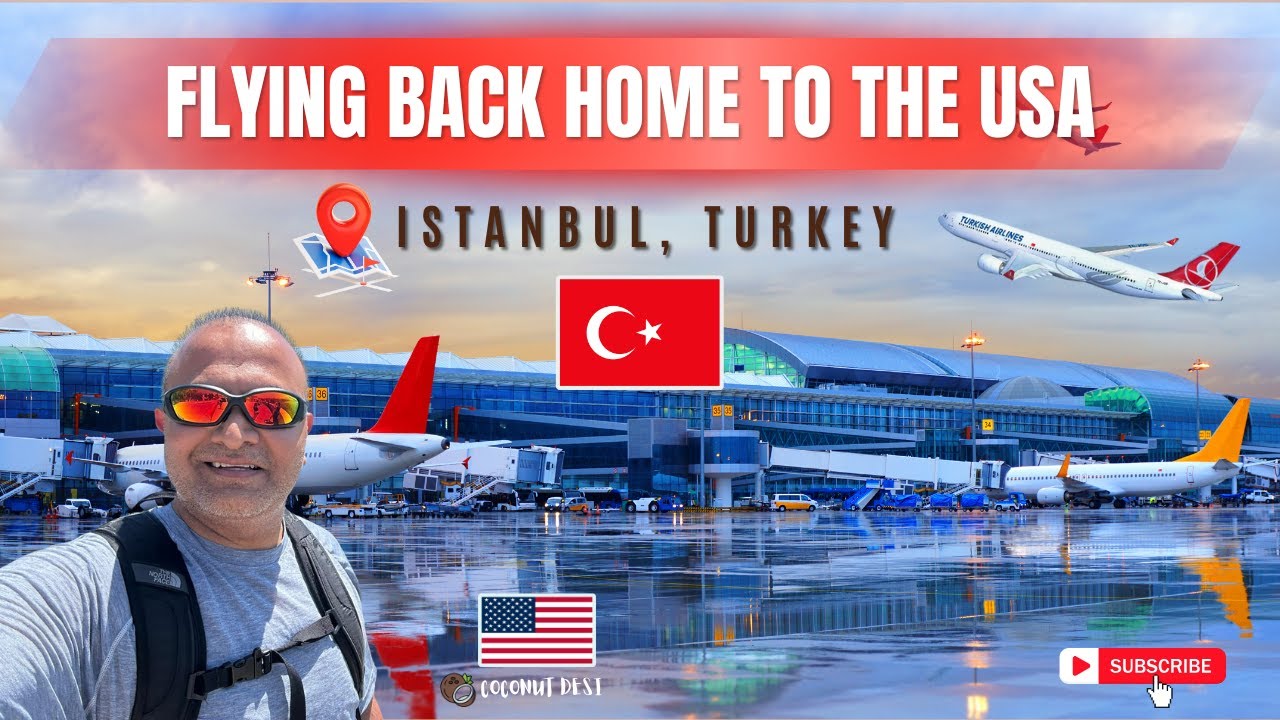 Flying back home to the USA from Istanbul, Turkey...taking Turkish Airlines back to LAX from IST!