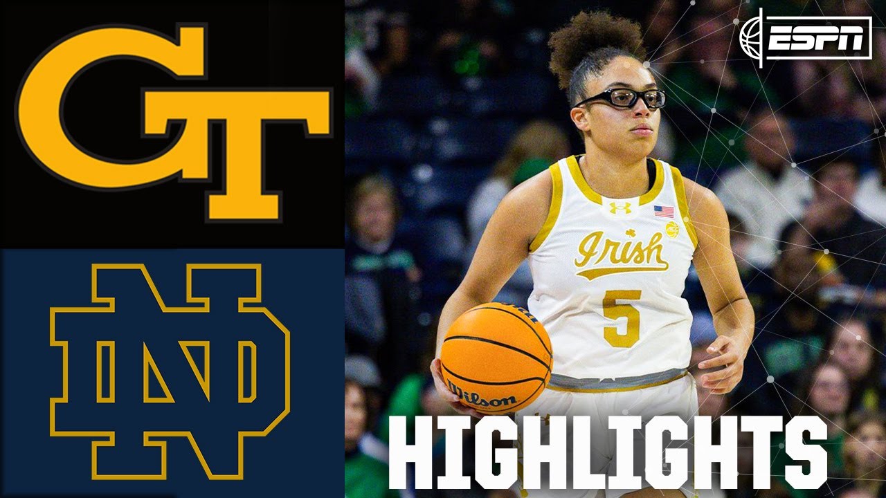 WATCH: Georgia Tech Yellow Jackets vs. Notre Dame Fighting Irish | Full Game Highlights | ESPN CBB